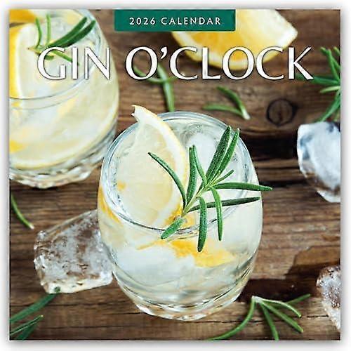 Gin Oclock 2026 Square Wall Calendar by Red Robin Paperback