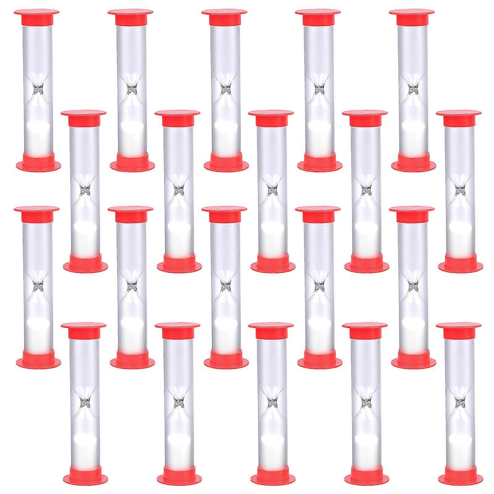20Pack Sand Timer Colorful Hourglass Sand Timers Sand Clock Timer for Classroom,Game and Kids Room Table Decoration Multicolor