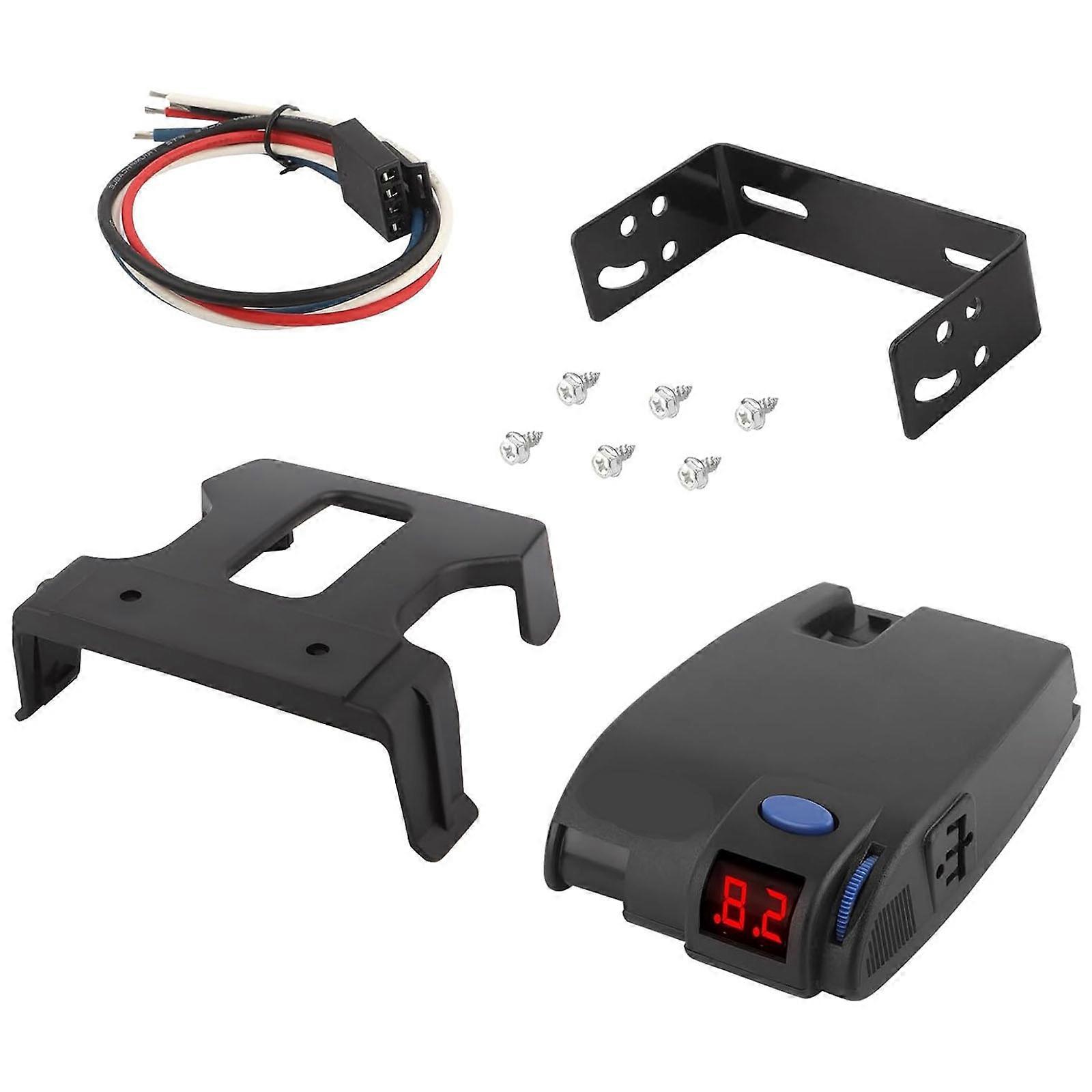 LED Digital Display Proportional Electronic Brake Control Trailer Brake Controller Easy Installation for IQ 90160 Multicolor