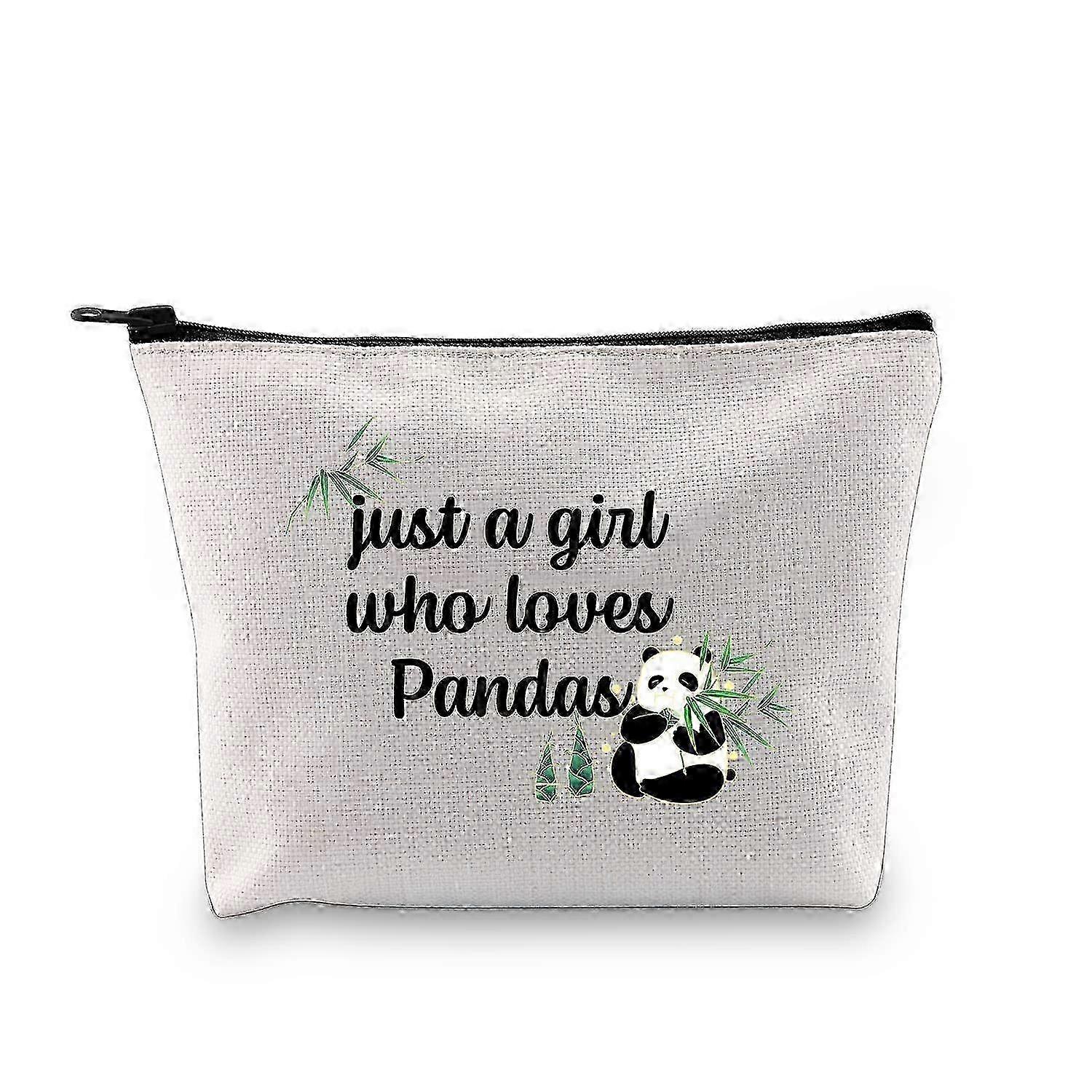 Makeup bag for panda lovers as gifts
