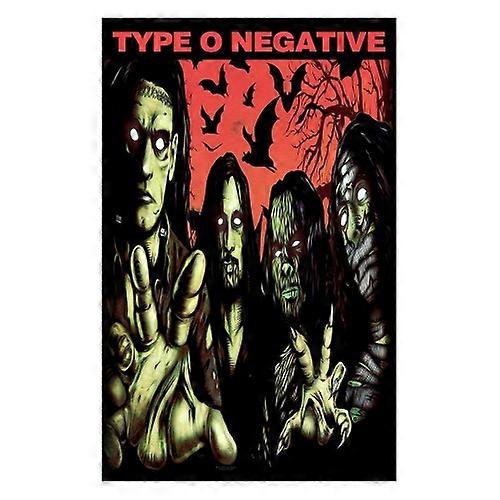 Type O Negative Halloween Textile Poster