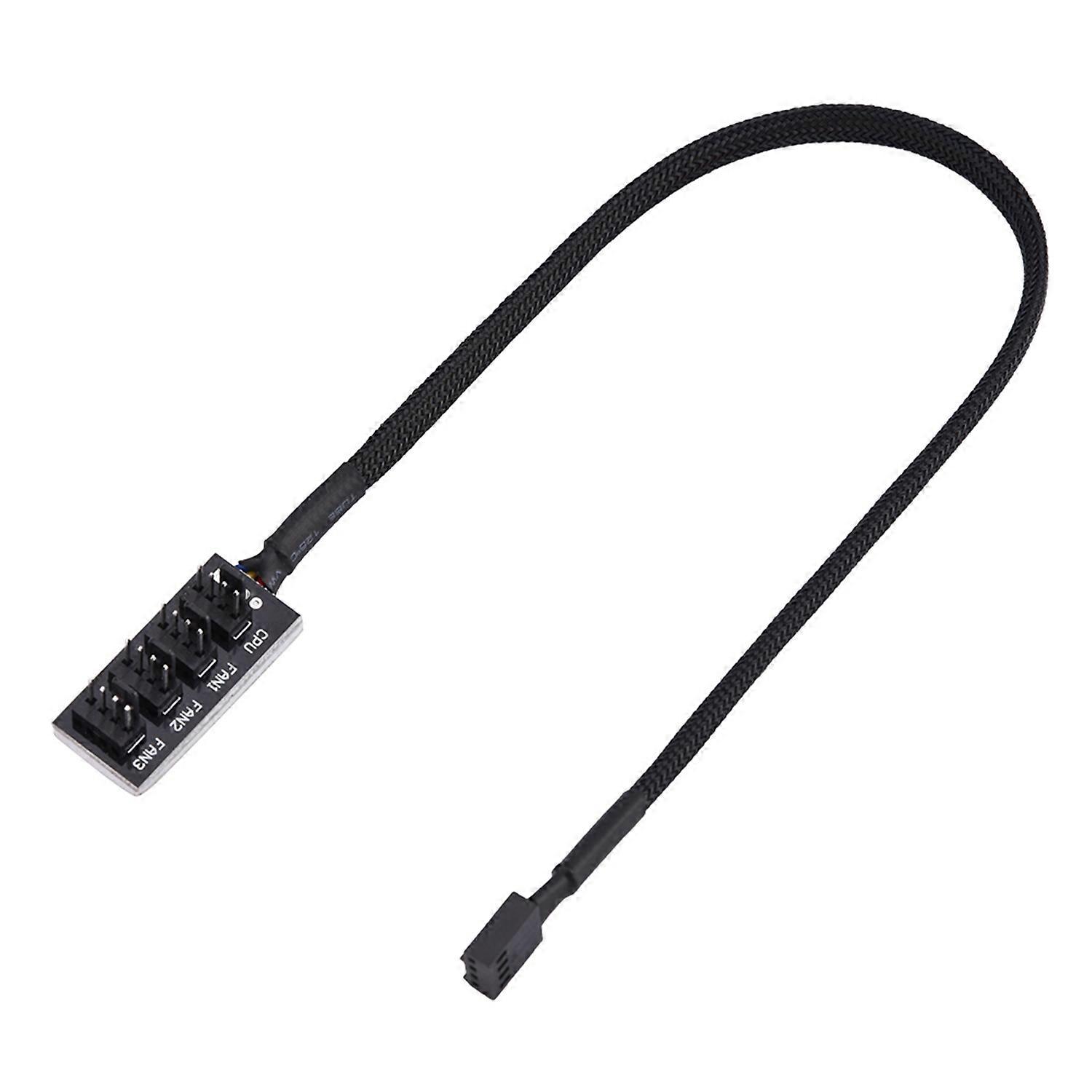 4-Pin Computer CPU/Case Fan Power Multi Splitter Connector Cable Adapter
