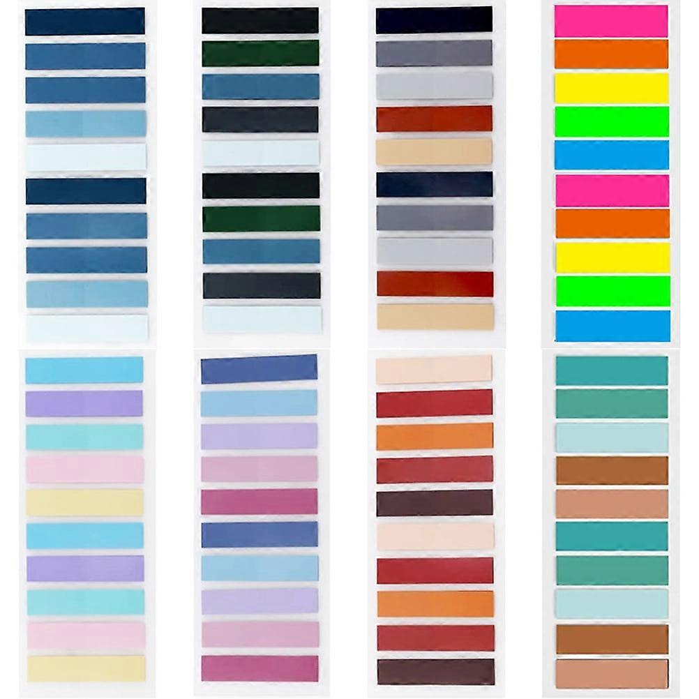 8 Colored Book Sticky Tabs for File Classification