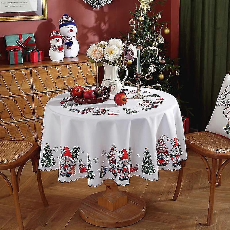 Juleduk Rund juleduk Vaskbar juleduk