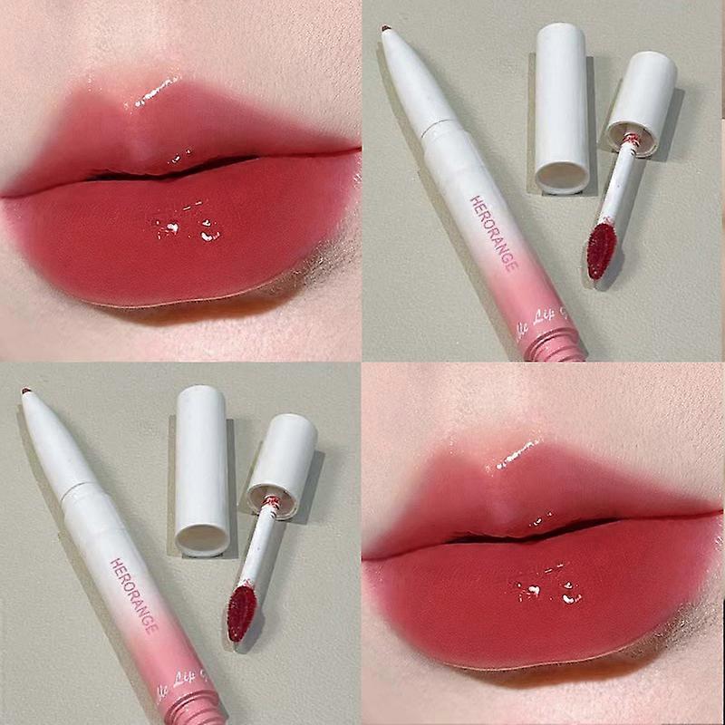 Misty Mirror Dual-Ended Lip Gloss, Long-Lasting Mirror-Smooth Plump Lips, Two-in-One Under-Eye Lip Liner