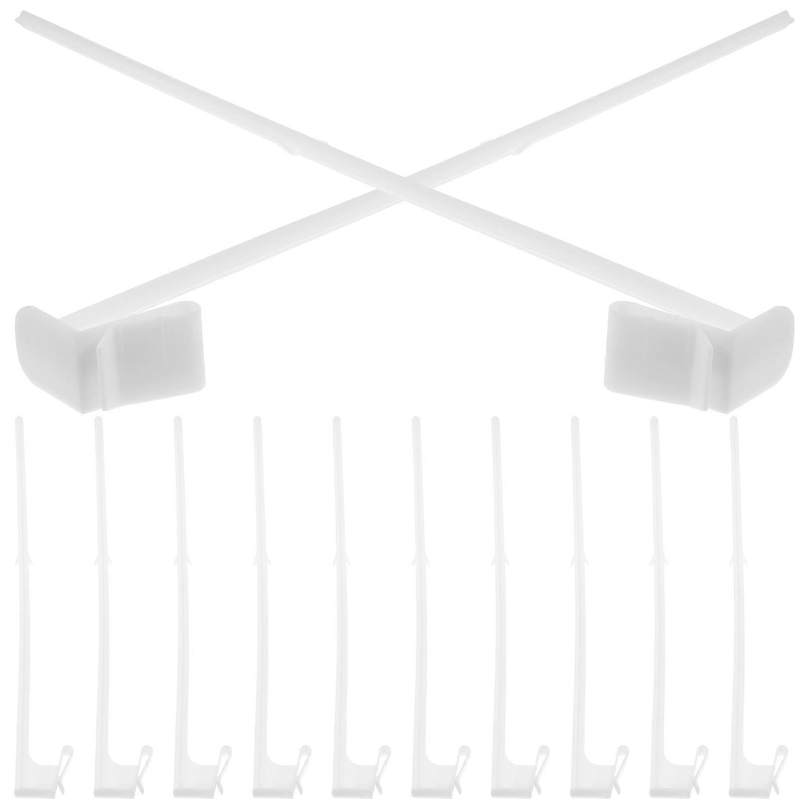 Car Window Flagpoles Vehicle Flag Frames for Clips 12Pcs Included