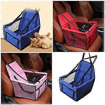 Waterproof Dog Car Seat Pet Hangable Carseat Cover for Dog Scratchproof Pet Car Seat Protective Mat Roadtrips Seat Cover Blue