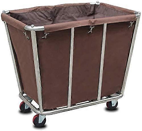 Rolling Laundry Basket with Wheels Hamper Cart for Clothes Sorting Storage in Home Hotel Salon