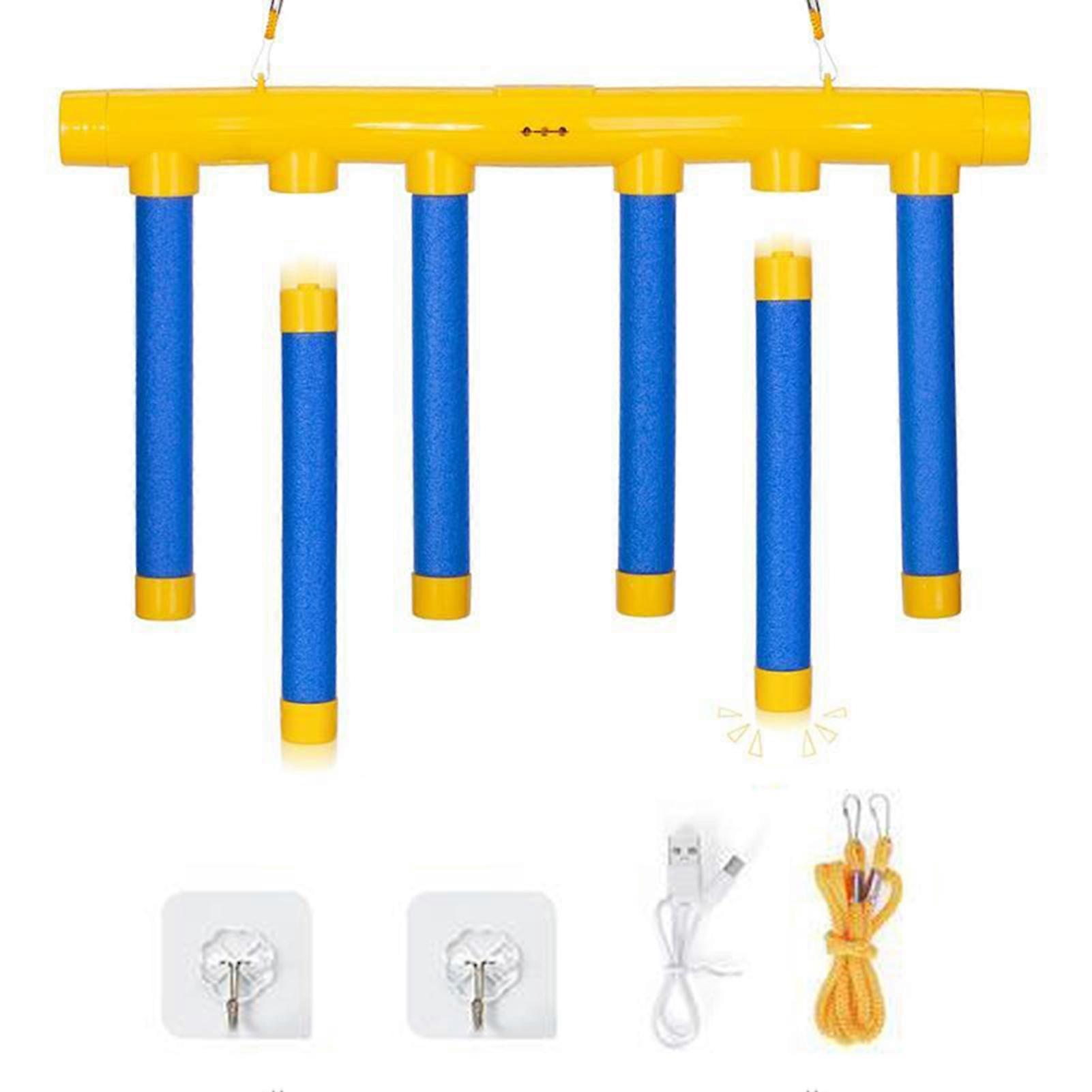 Reflective Drop Stick Challenge Game, Hand Eye Coordination Reflex Training Toy, 3 Adjustable Speed Modes, Catching Sticks Game