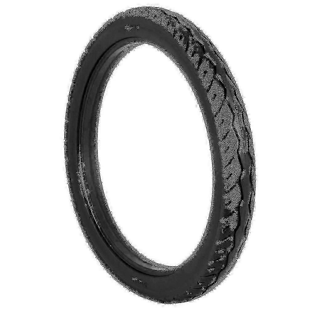 Pneu de bicicleta sólido 16x1,75, 16 polegadas, borracha preta antiderrapante.