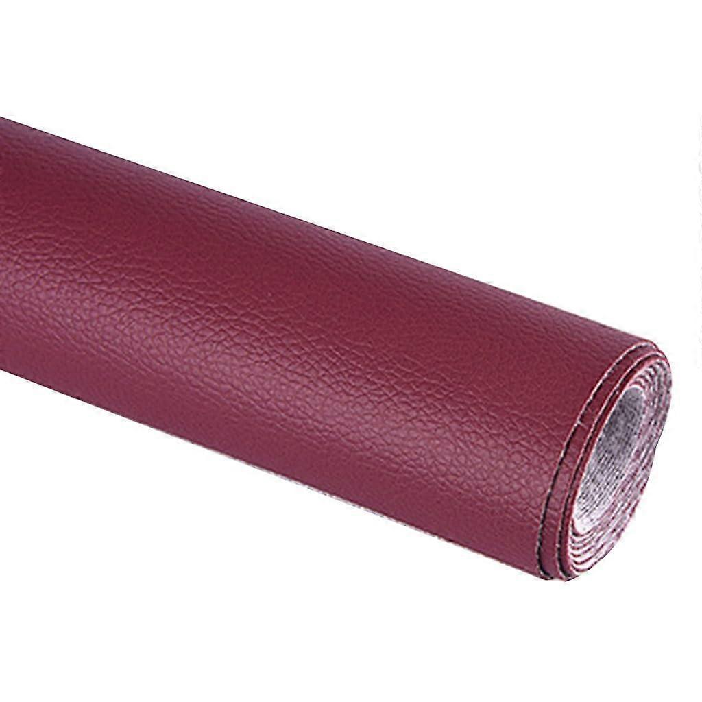 Leather  Patch SelfAdhesive Waterproof for Sofa Couch Car Seat 25x60cm Brown A1