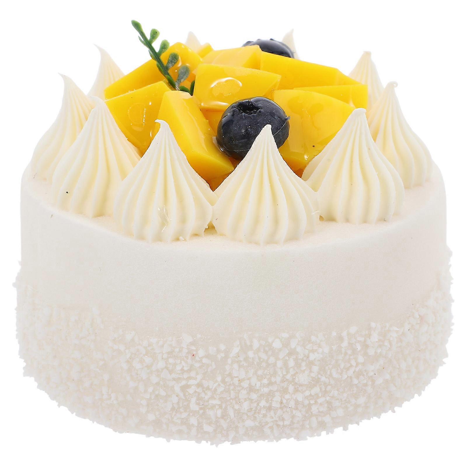 Fake Cake Props Simulated Fruit Cake Model for Decoration