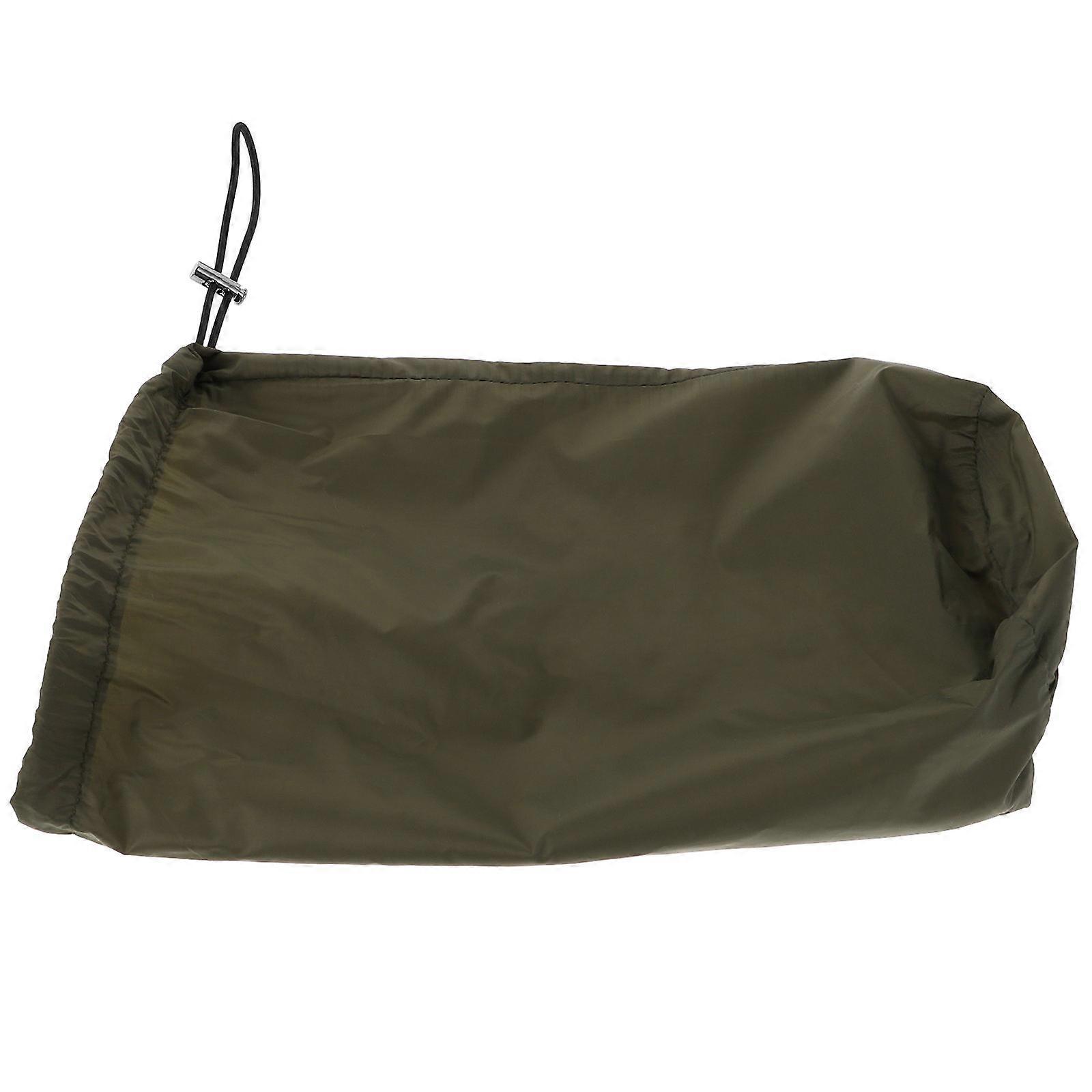 Olive Green Camping Laundry Bag Down Jacket Storage for 1 Drawstring Sack