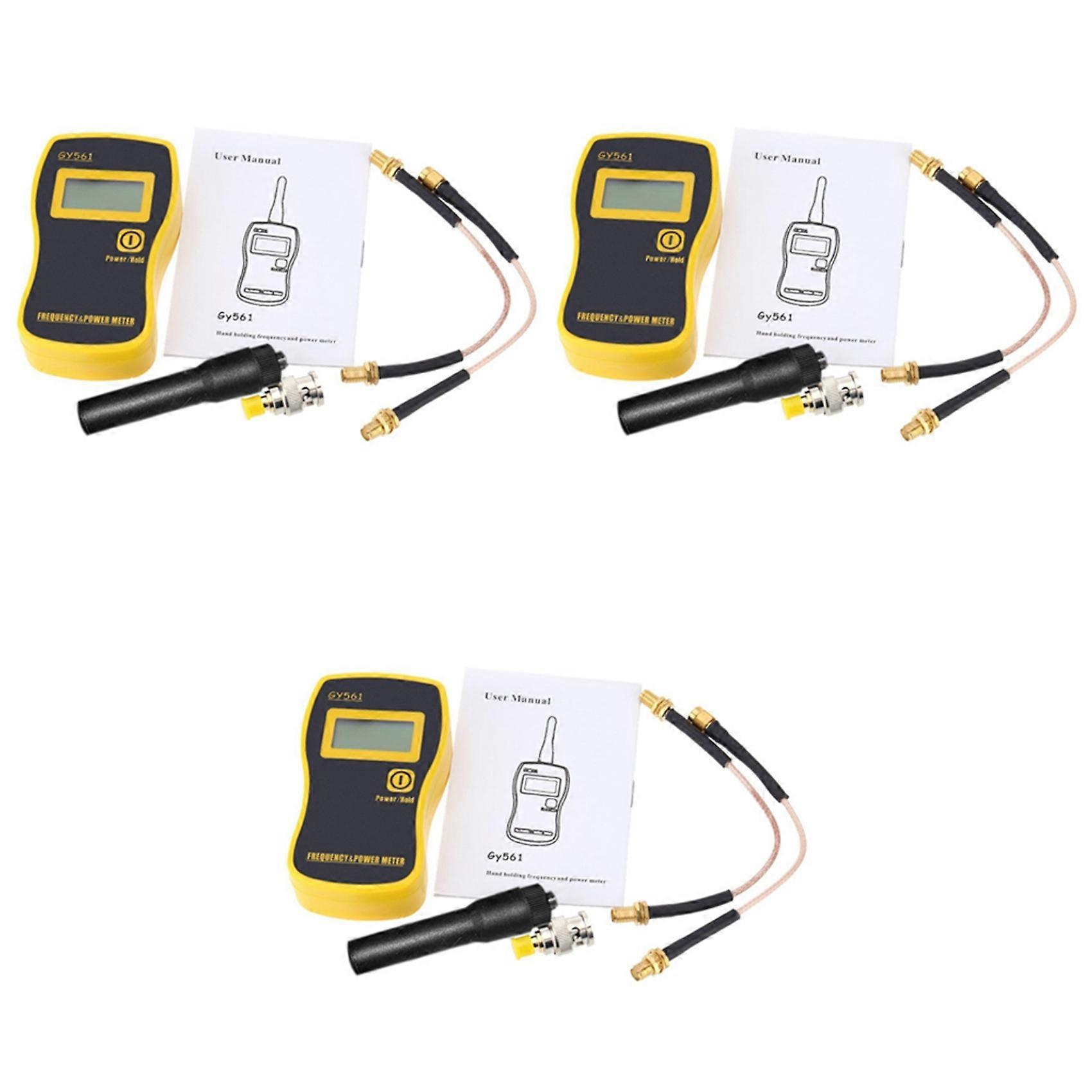 3X GY561 Mini Handheld Frequency Counter Meter Power Measuring for Two-Way Radio