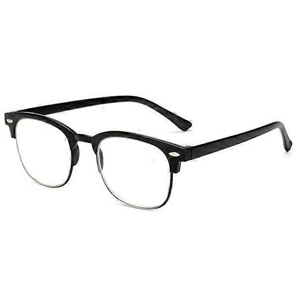 Reading Glasses with Power +1.0-+4.0 Black 1.0