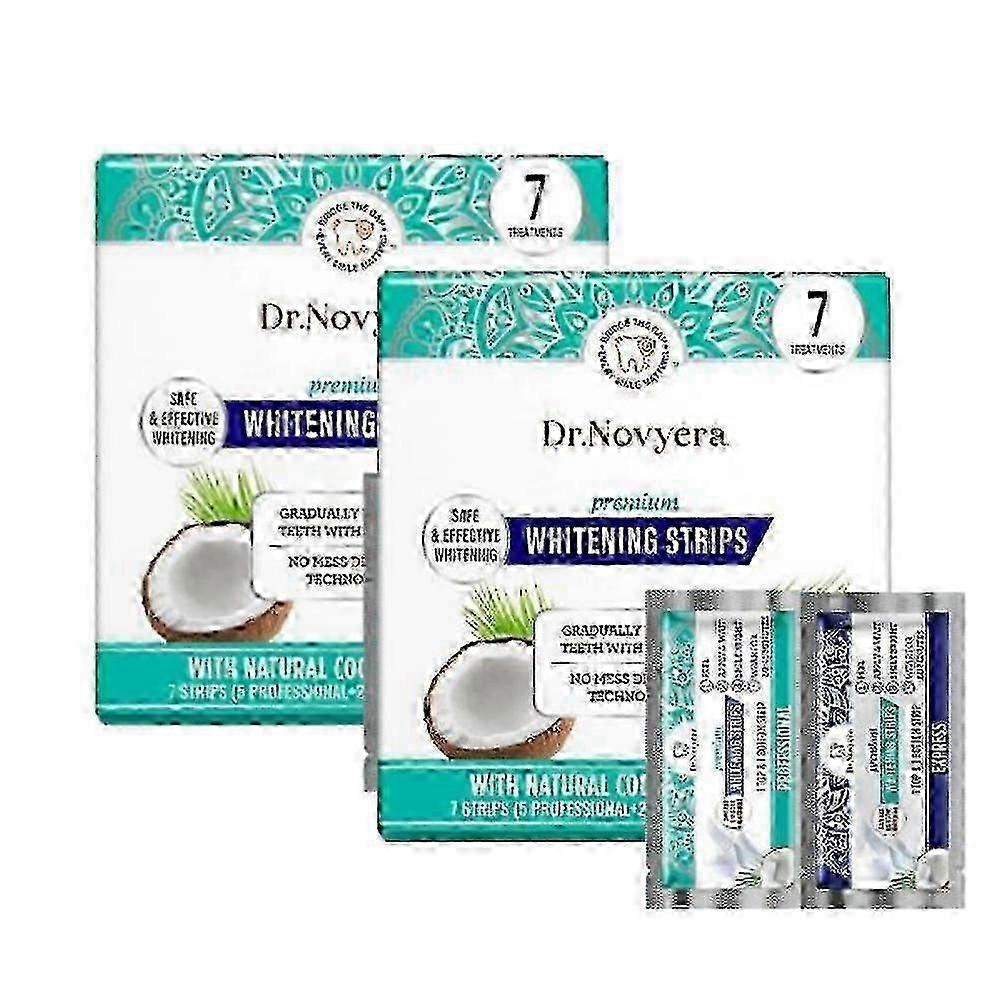 1-3Boxes Whitening Strips (7-dagers behandling)
