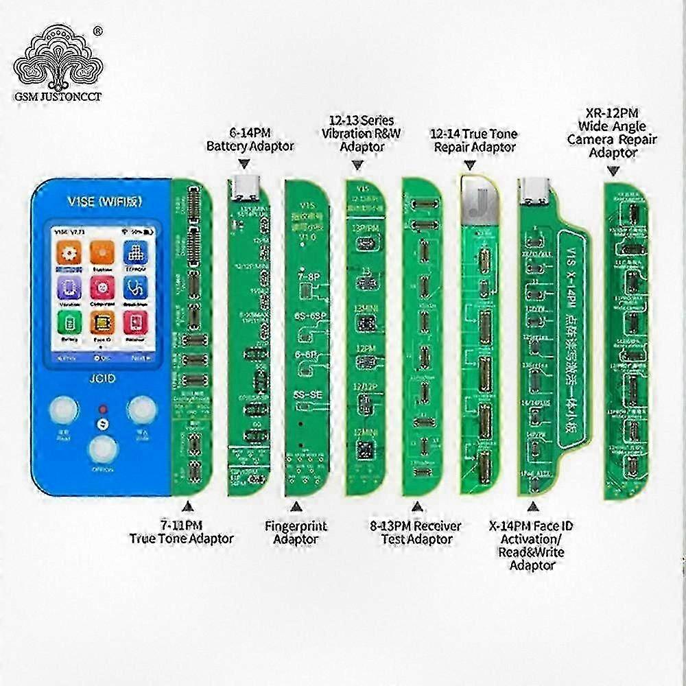JC V1SE Programator de reparare a tonului adevărat pentru iPhone 7 7P 8 8P X XR XS XS Max 11 Pro Max 12 13 14 - Baterie și cititor de amprente SN