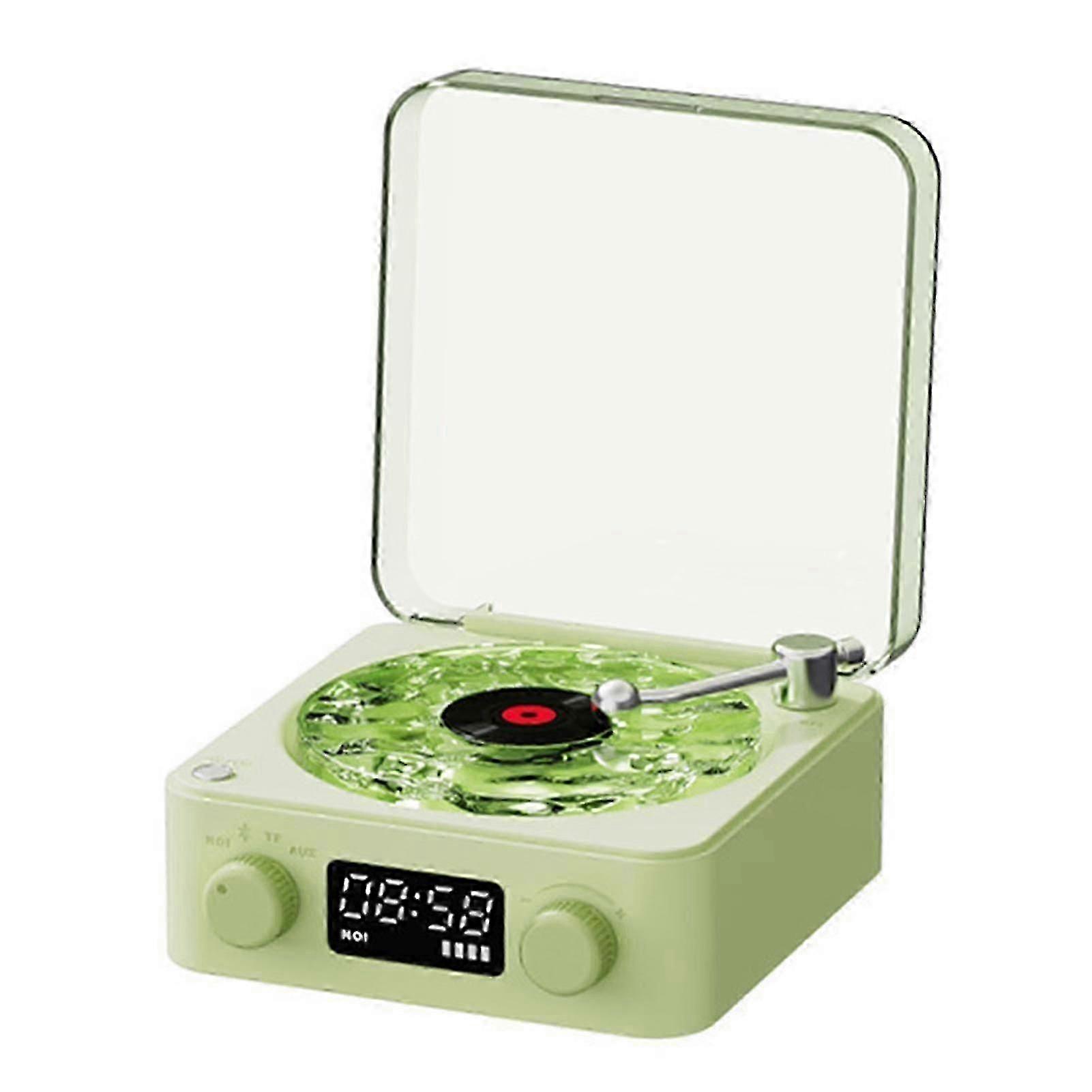 The Waves Vinyl Player Small Retro Bluetooth-Compatible Speaker Turntable Vinyl Record Player 2025