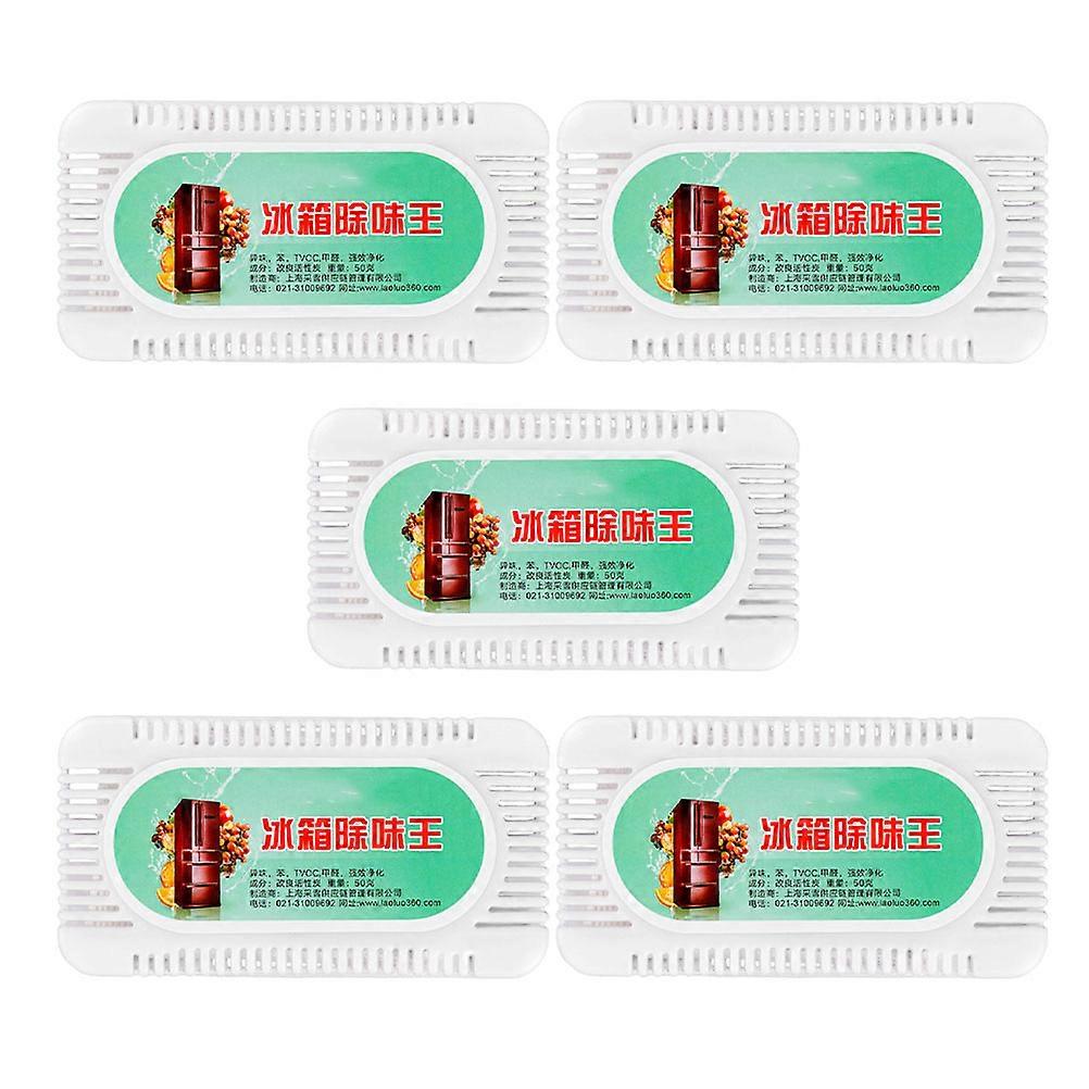 Refrigerator Deodorizer Box for Odor Absorber 5Pcs with Activated Charcoal