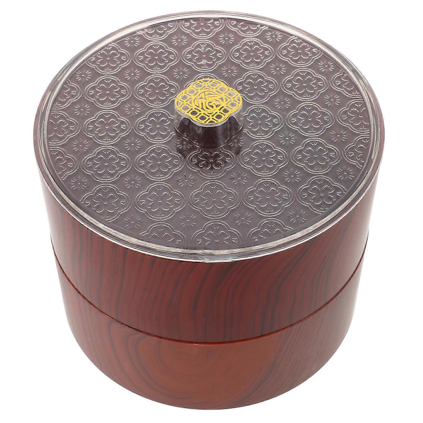 Wood Grain Decorative Storage Boxes for Snack Box Container