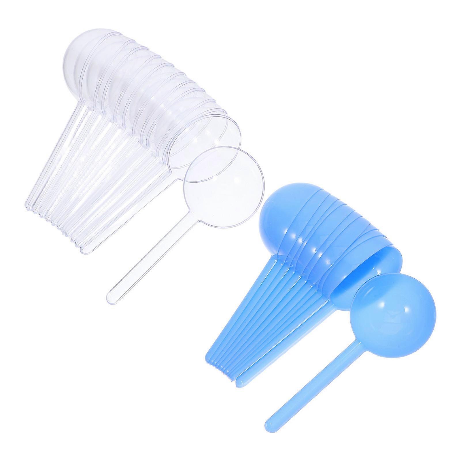 Clear Chocolate Box Plastic Round Lollipop Holder for Candy Storage 48Pcs