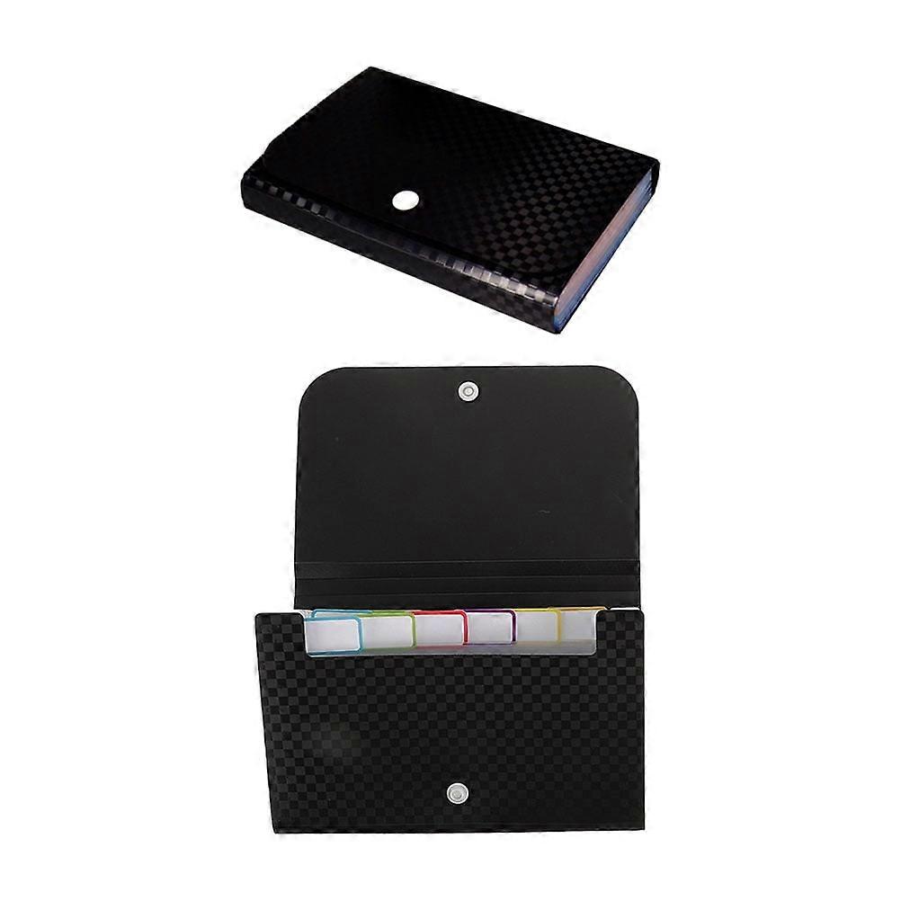 Mini Containers Trumpet Organ Bag Multi Layer File Organizer Pocket Pouch Small Folder Ticket Holding Multi-layer Office 2 Pcs
