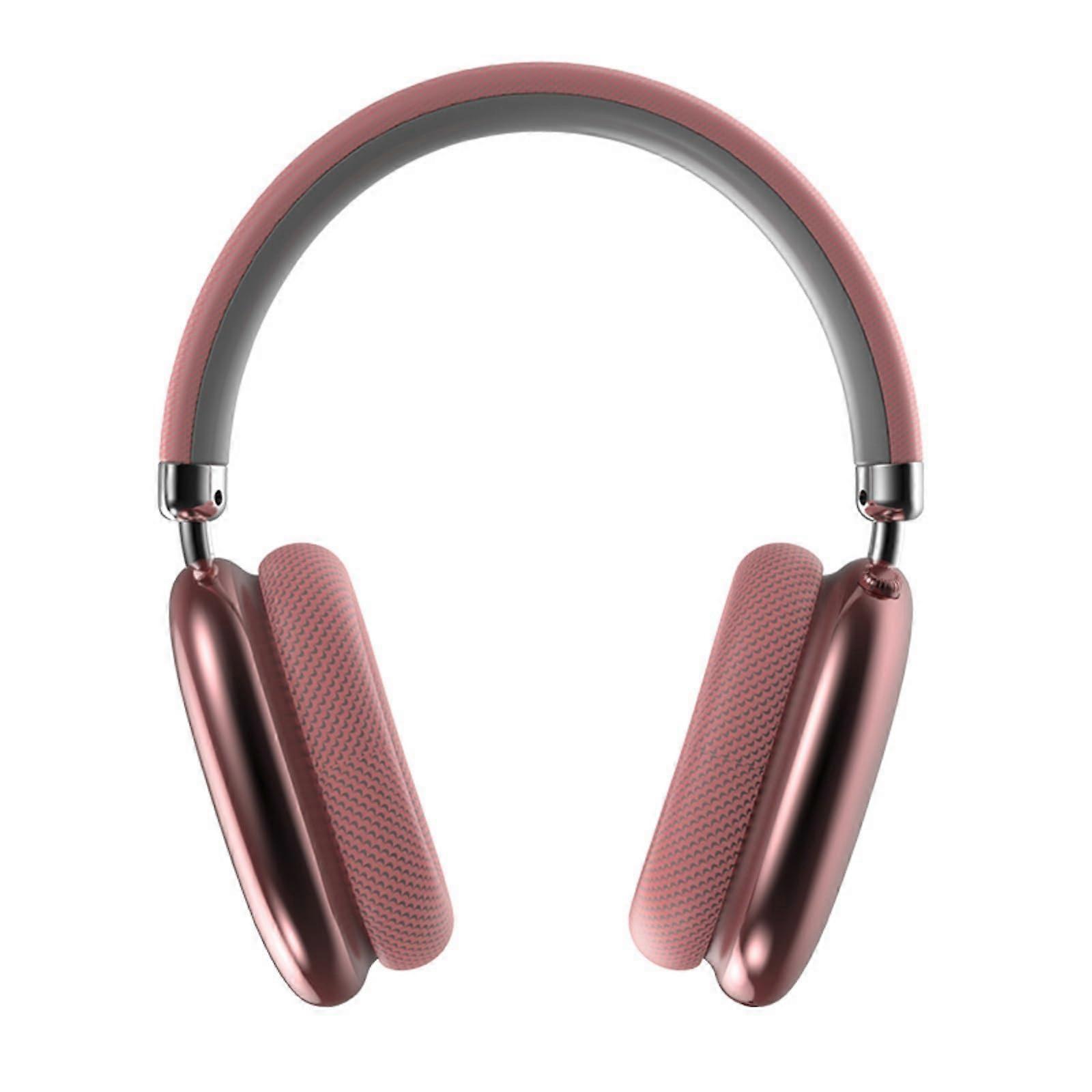 HiFi Stereo Wireless Headphone Bluetooth OverEar Pink Comfortable Fit Long Battery Life