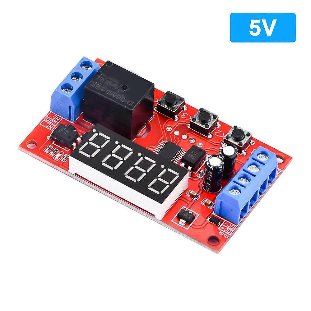 DC 5V 12V 24V 10A Adjcomtable Time Delay Relay Module LED Digital Timming Relay Timer Delay Trigger Switch Timer Control Switch