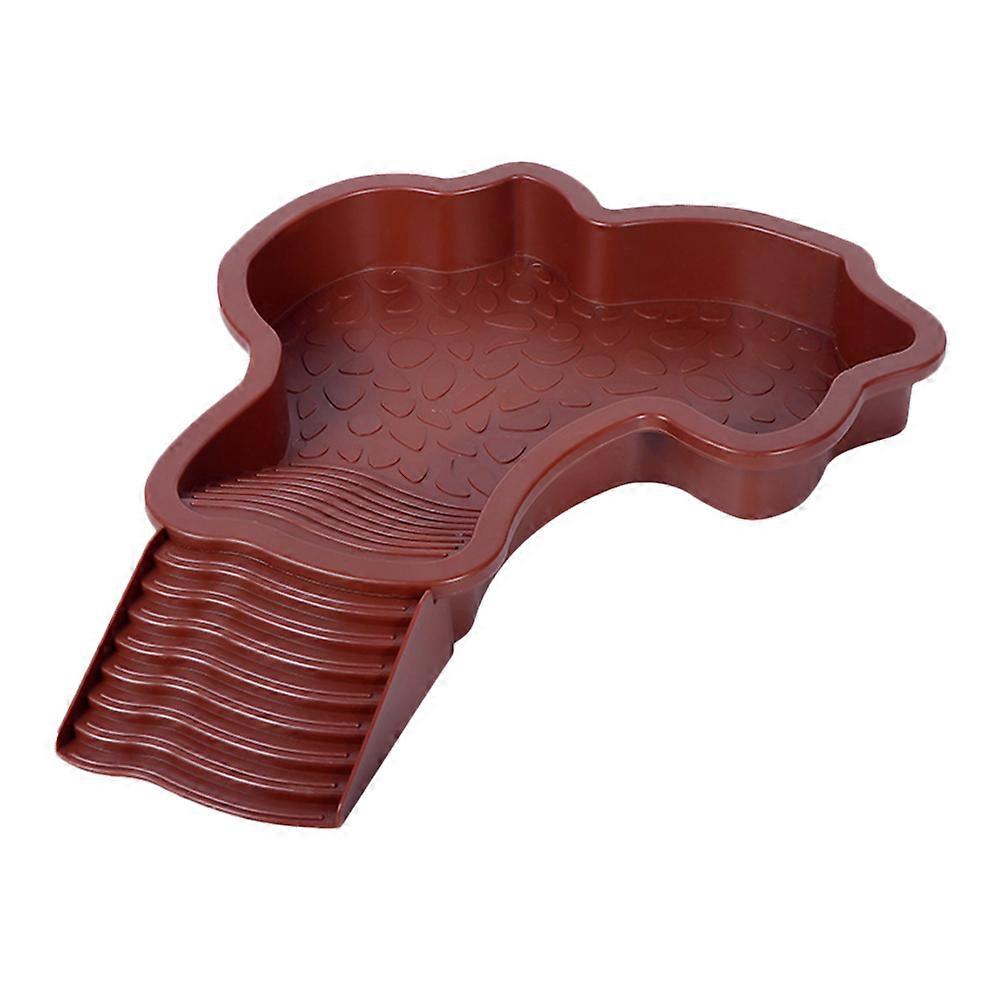 Turtle Basking Platform Bathing Pool with Ramp Plastic 5Pcs for Pet Habitat