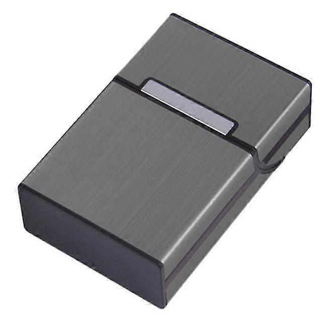 Kevyt alumiini sikari savukekotelo tupakkapidike Taskulaatikko Säilytyssäiliö Savukkeiden lisävarusteet