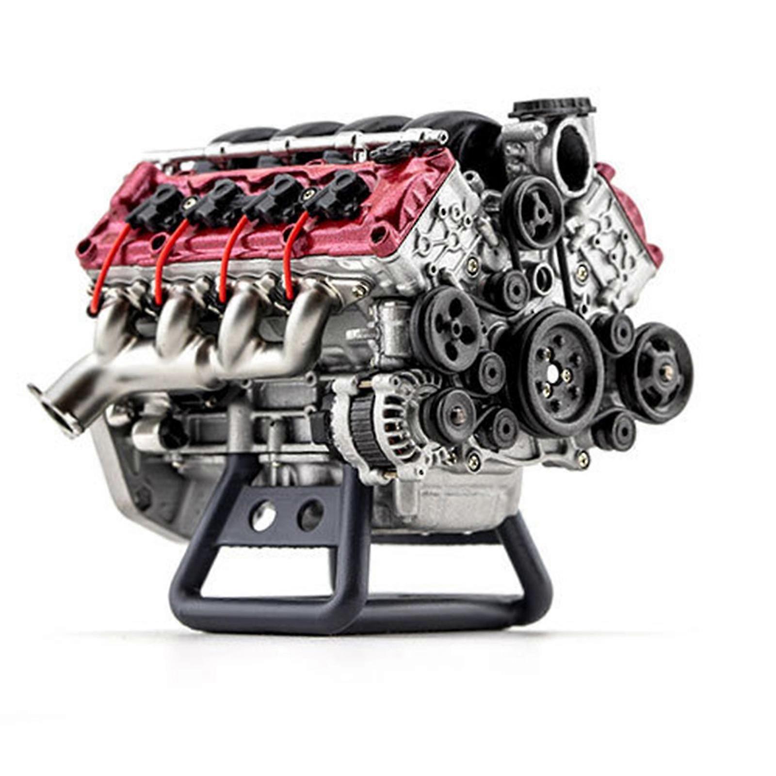 Complete Internal Combustion V8 Engine Model Kit For Rc Cars Engine Internal Combustion Water Pump