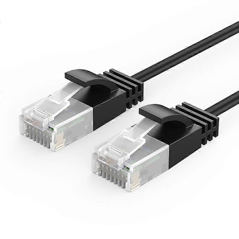 CABLECREATION CL0045 5m Cat6a Network Connection Thin Cord 10Gbps Pure Copper Wire Core RJ45 Etherne