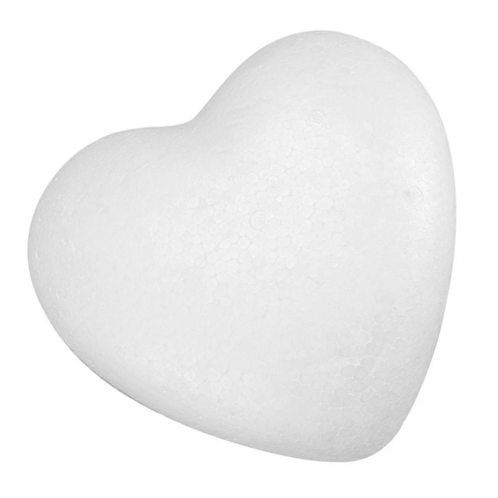 White Modeling Heart-Shaped Foam for DIY Crafting 1Pcs Durable Material