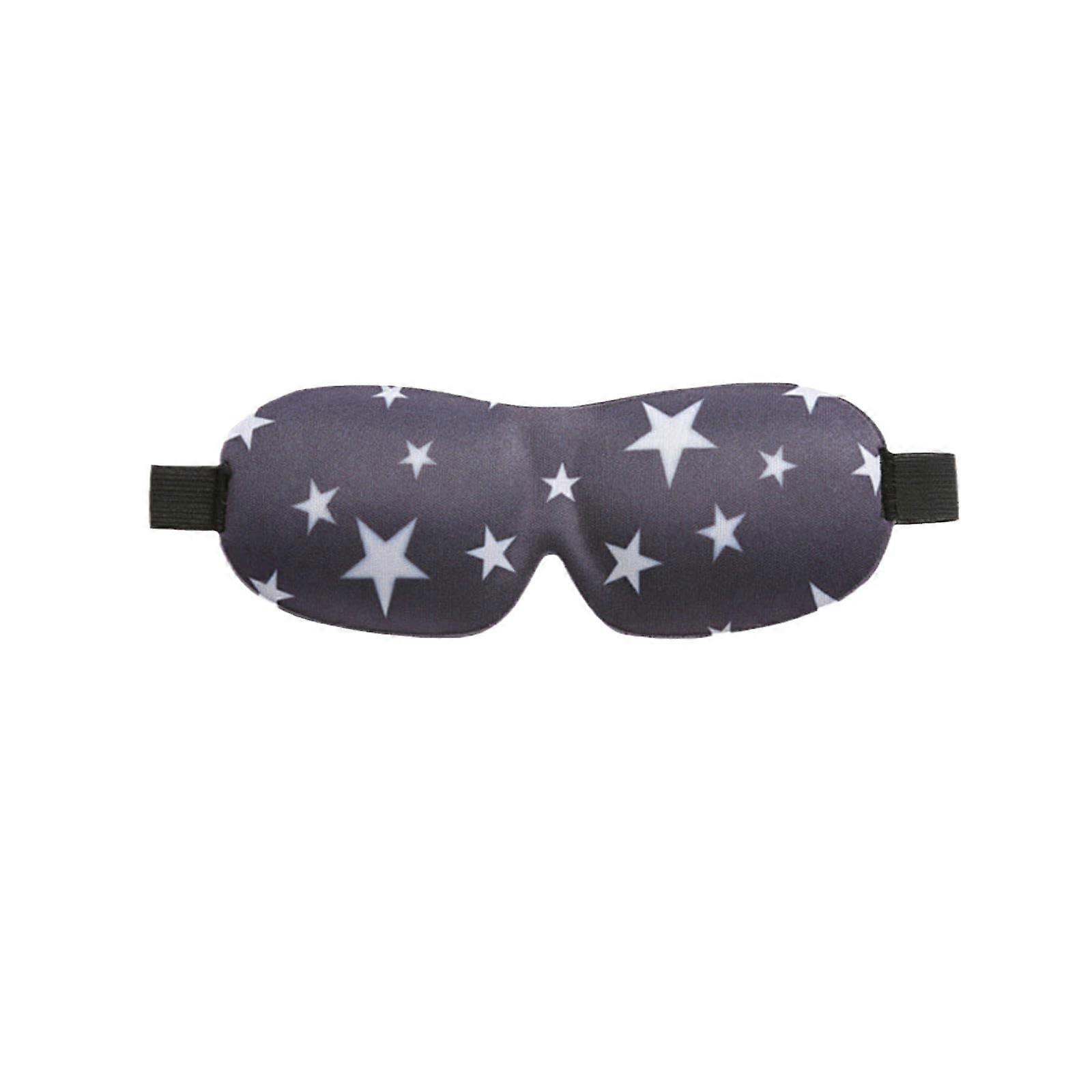 3D Contoured Sleep Mask with Complete Light Blocking and Adjustable Strap for Travel
