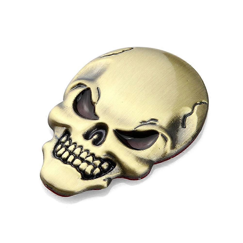 Automotive Metal Skull Decorative Paste for Car Body Paste Modification Bronze