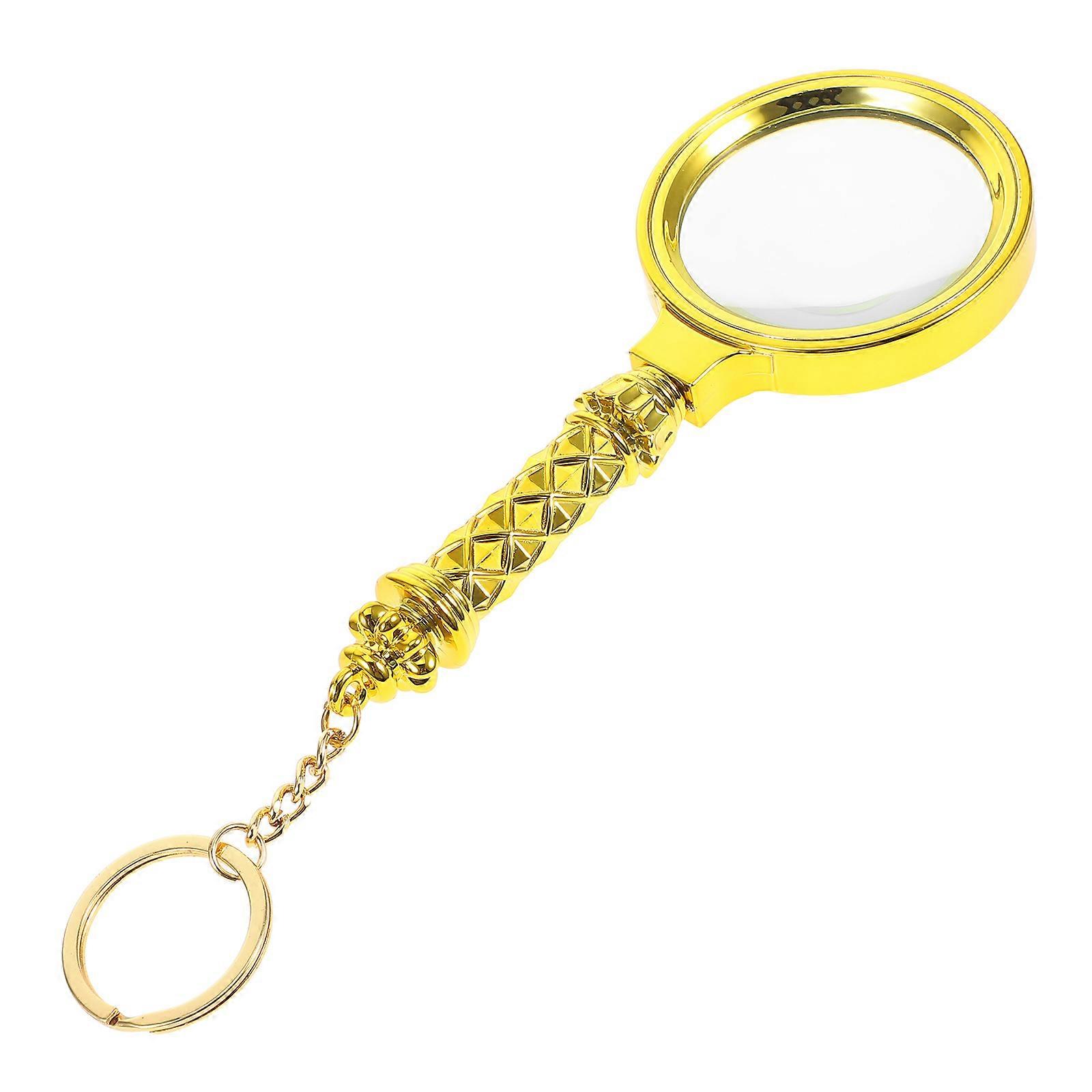 Small Handheld Magnifier for Reading Books Portable Glasses 5Pcs