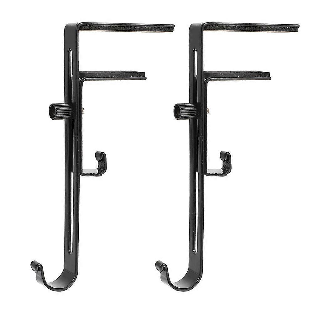 Adjustable Stretch Hook Iron Mantle Stocking Holders for 2Pcs Holiday Decor