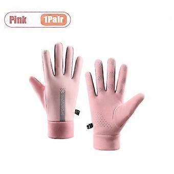 Women's Winter Warm Gloves Windproof Touchscreen Gloves for Outdoor Cycling Thick Lined Anti-Slip Gloves Perfect Christmas Gift