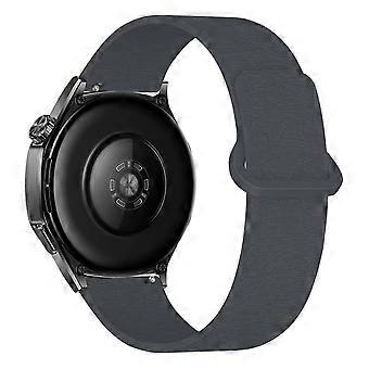 For Huawei Watch GT 5 41mm Watch Band 18mm Wood Grain Loop Soft Magnetic Silicone Strap