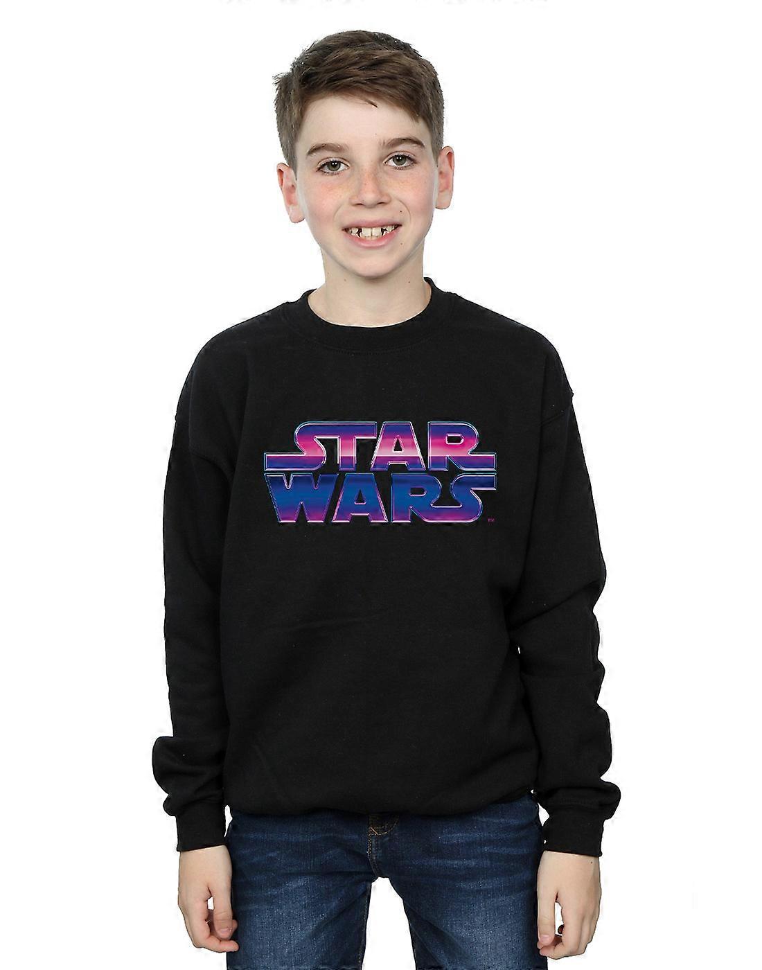 Star Wars Boys Neon Logo Sweatshirt