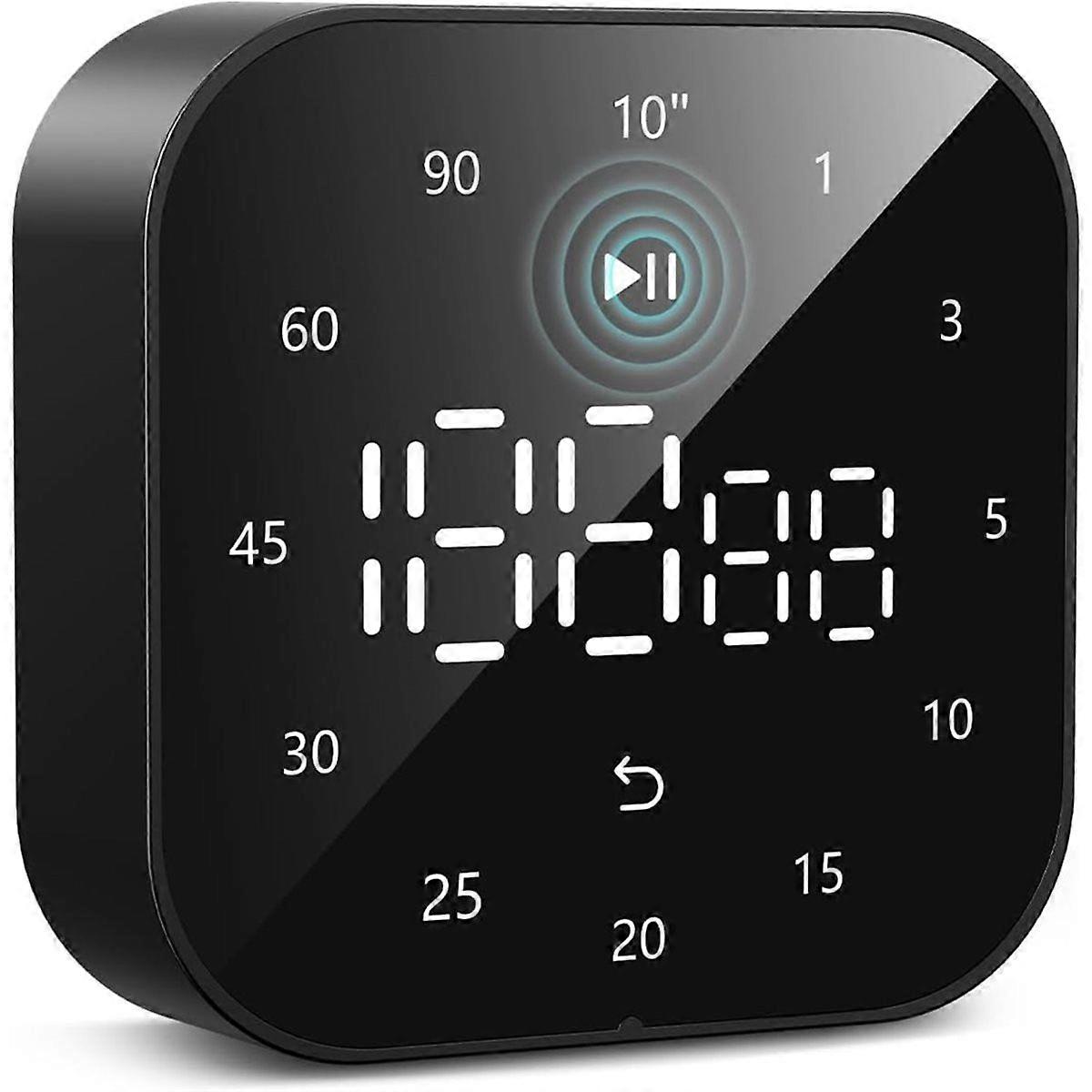 Digital Kitchen Timer,10s/1/3/5/10/15/20/25/30/45/60/90 Minutes Magnetic Countdown Timer, 199Min Countup Pomodoro Timer
