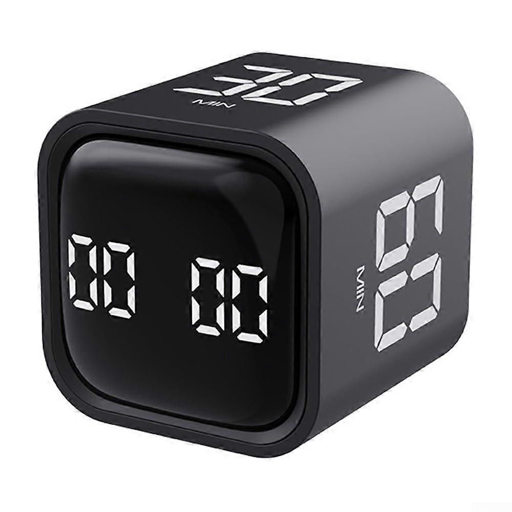 Digital Kitchen Timer with Gravity Sensor, Countdown Memory and Auto Sleep, Black F4