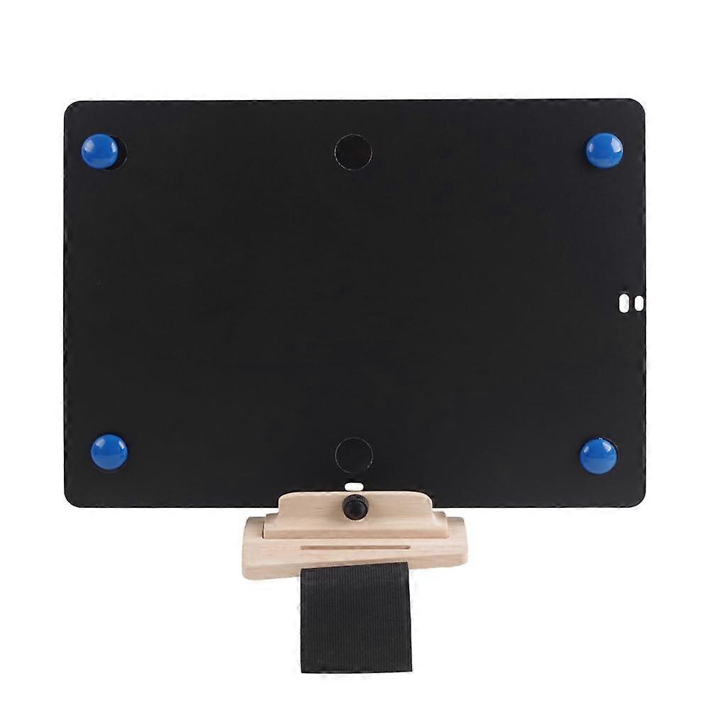 Sheet Music Stand with Magnetic Sheet Lock, Foldable Arm Design and Adjustable Strap