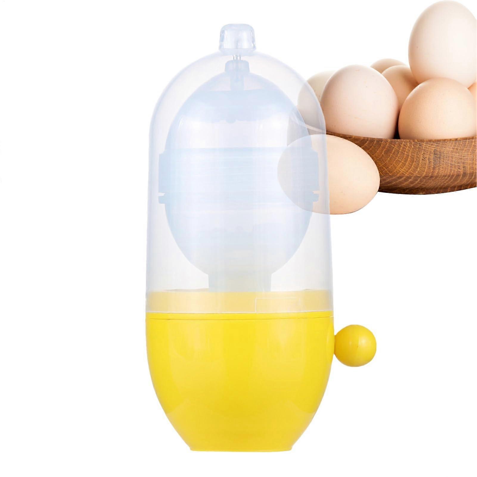 Egg Scrambler with NonBreaking Shell Design for Hard Boiled Eggs, 10Second Kitchen Mixer Tool