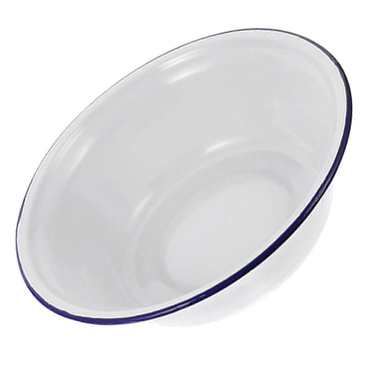 Large Enamel Baking Dish Vintage Enamelware Oven Safe Chip Resistant Roasting and Baking