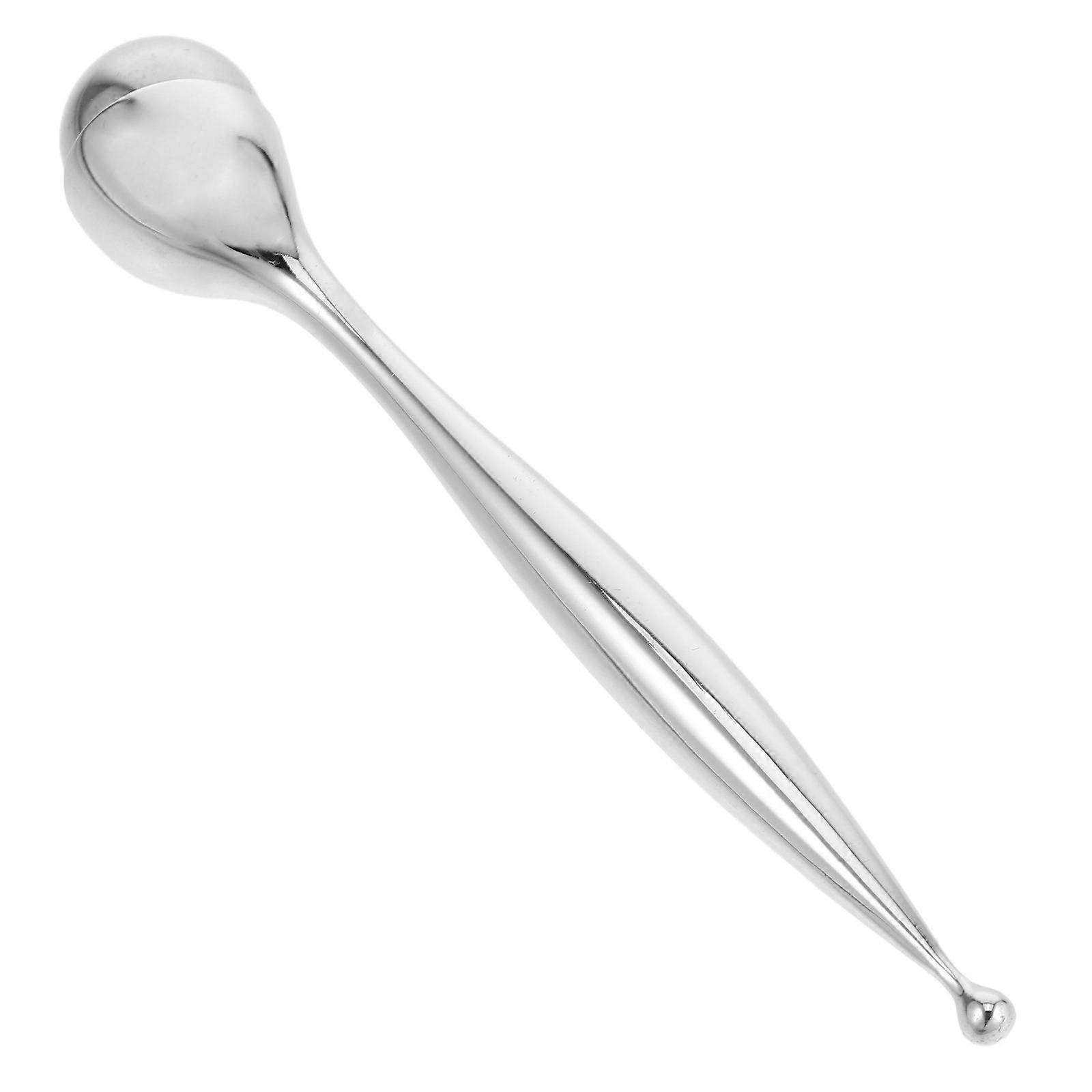 Convenient Eye Cream Applicator Eye Roller for Massage 2Pcs Silver Metal