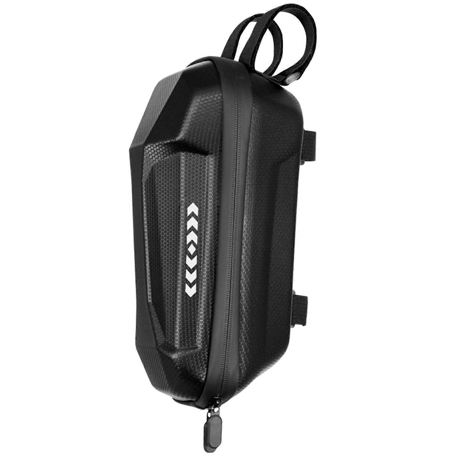 Electric Scooter Handlebar Bag Waterproof Hard Shell Large Capacity Shockproof Front Storage