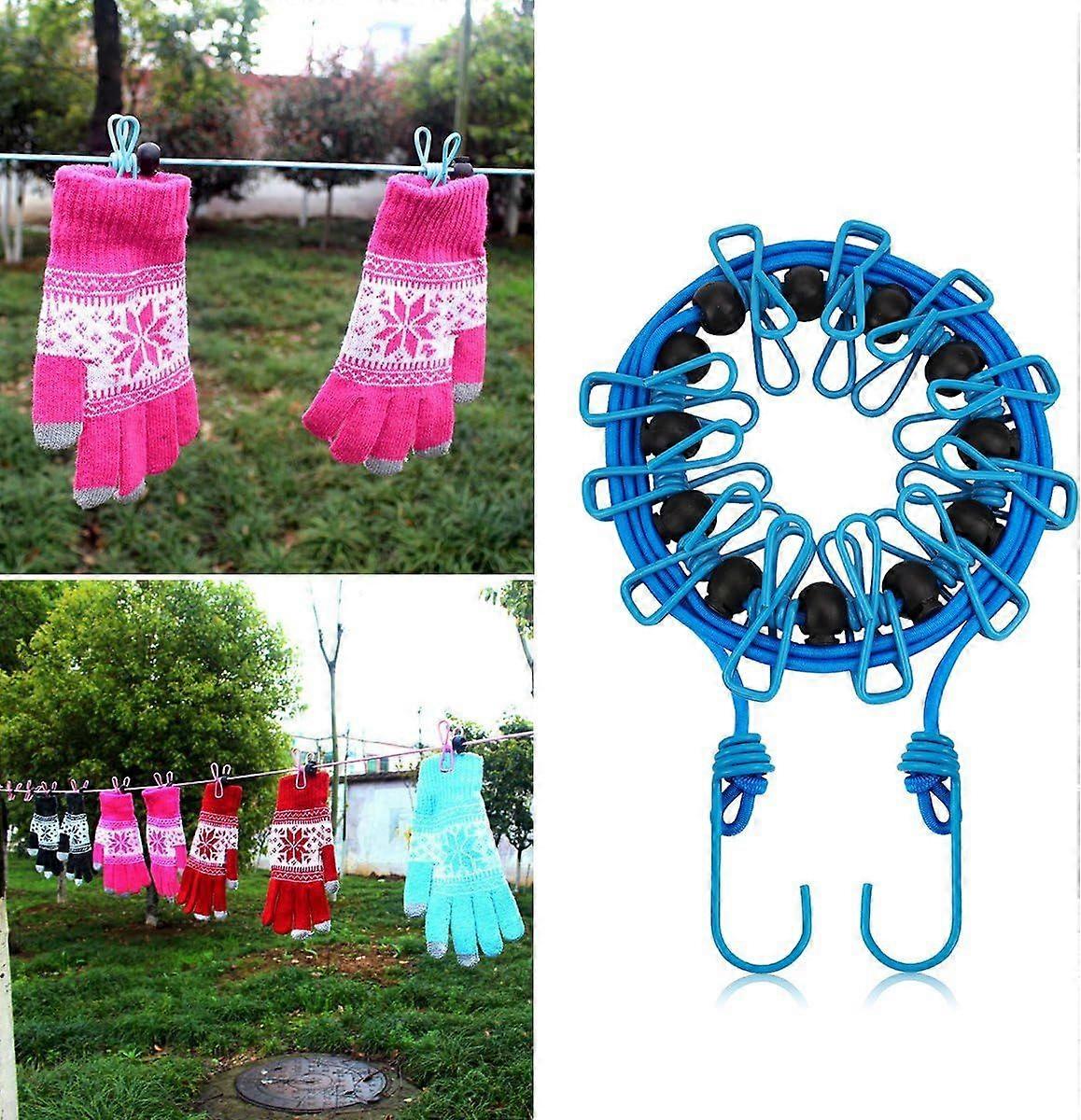 Clotheslines, Windproof, Extendable, Retractable, for Outdoor, Indoor, Camping,