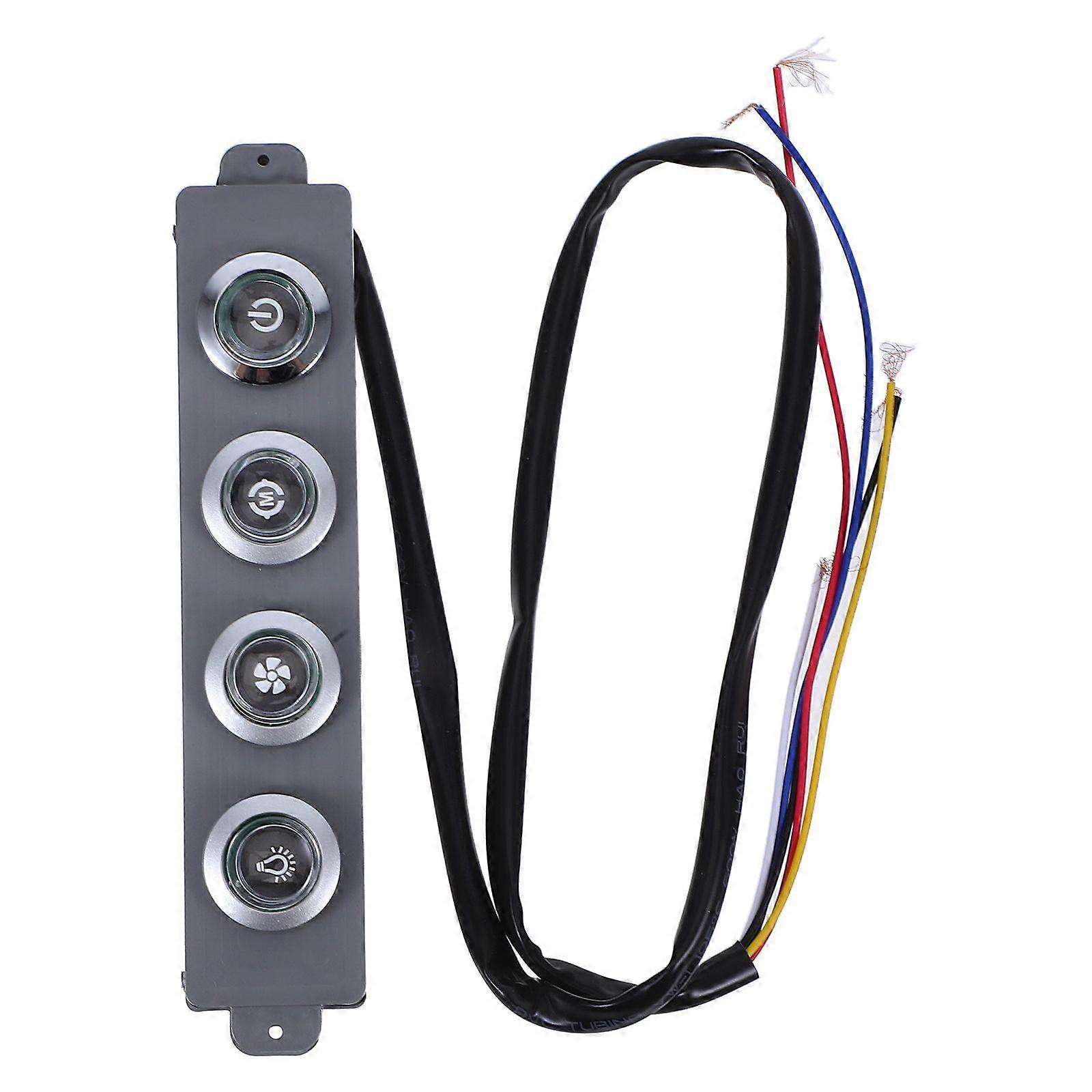 1 Set Range Hood Switch Button: Range Hood Replacement Parts Touch Control Easy Replacement For Kitchen Appliances Accessory