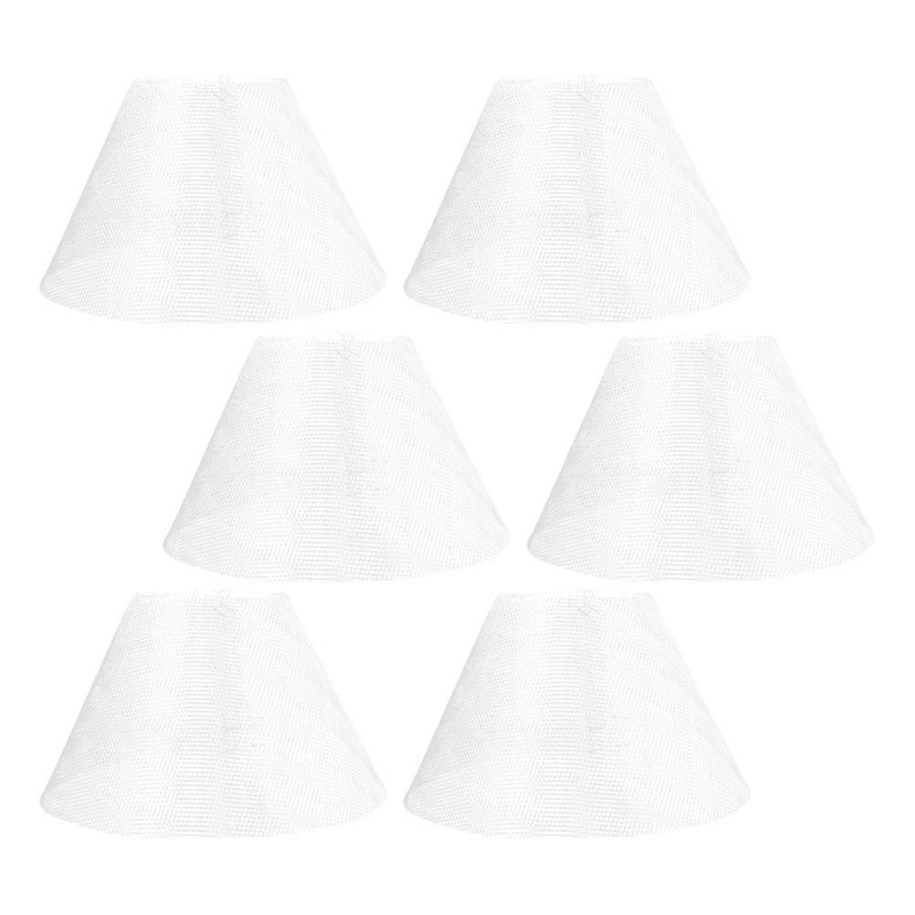 Silver Aluminum Range Hood Filter Metal Grease Filter for 6Pcs Replacement